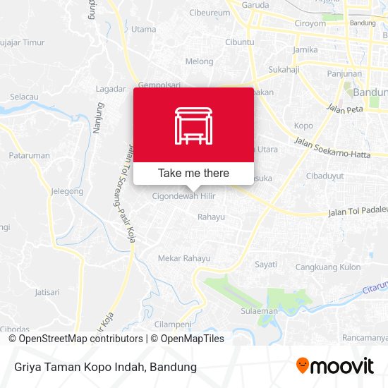 Griya Taman Kopo Indah map