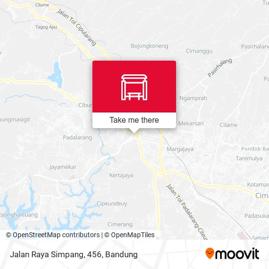 Jalan Raya Simpang, 456 map