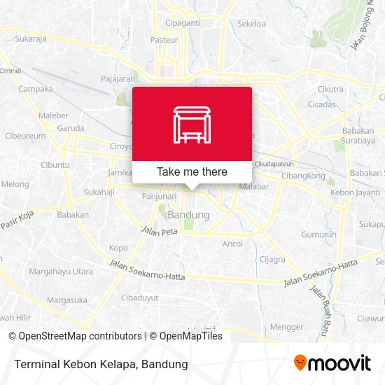 Terminal Kebon Kelapa map