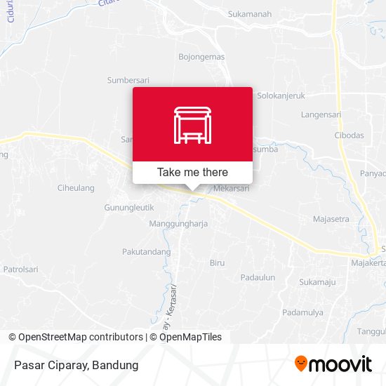 Pasar Ciparay map