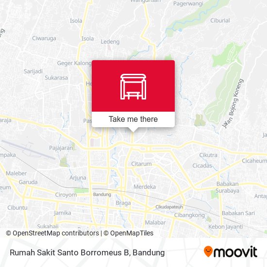Rumah Sakit Santo Borromeus B map