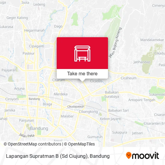 Lapangan Supratman B (Sd Ciujung) map