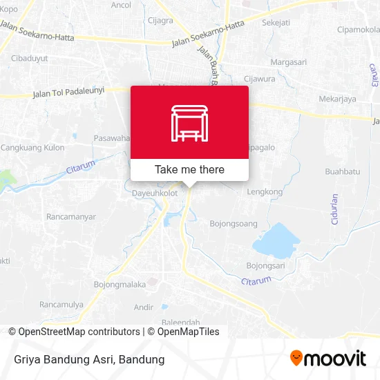 Griya Bandung Asri map