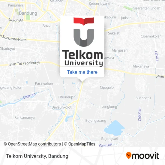 Telkom University map