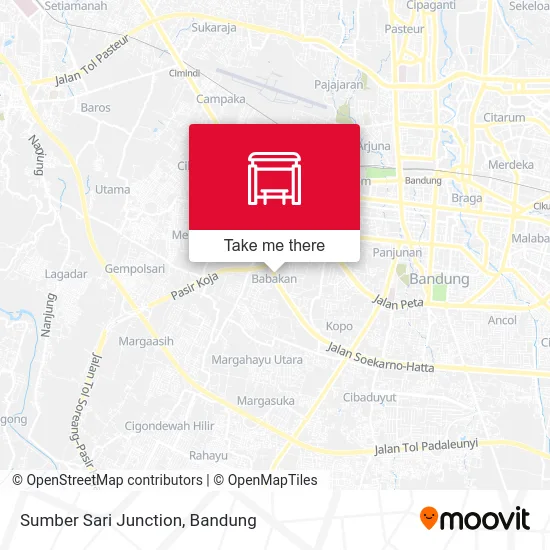 Sumber Sari Junction map