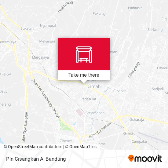 Pln Cisangkan A map