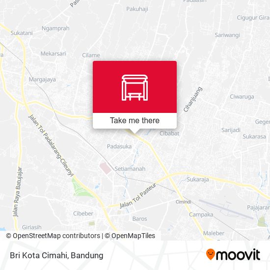 Bri Kota Cimahi map