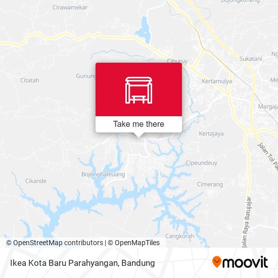 Ikea Kota Baru Parahyangan map