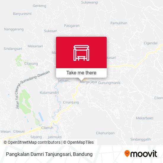 Pangkalan Damri Tanjungsari map