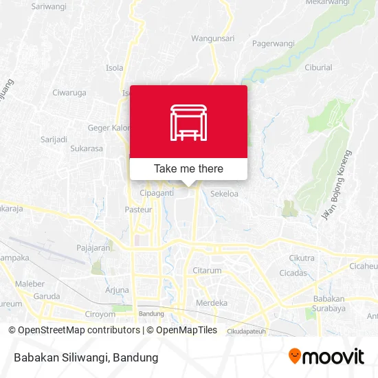 Babakan Siliwangi map