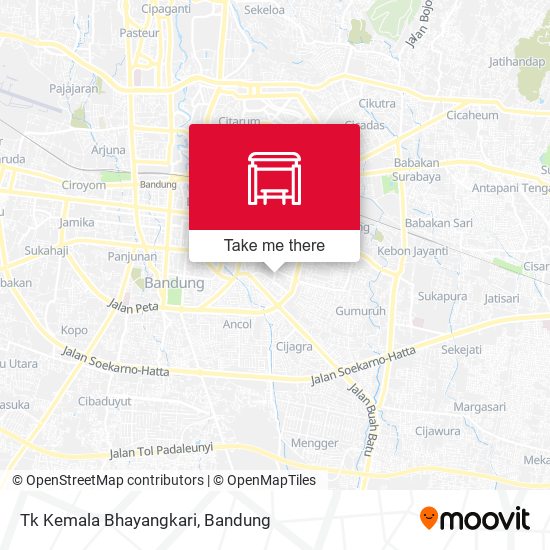 Tk Kemala Bhayangkari map
