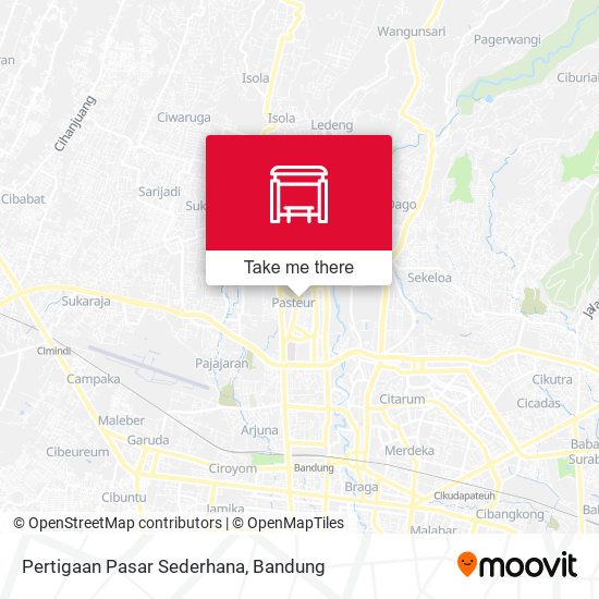Pertigaan Pasar Sederhana map