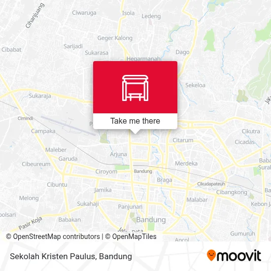 Sekolah Kristen Paulus map