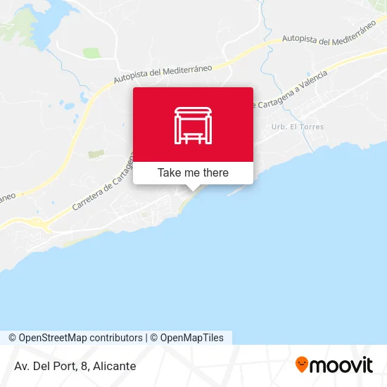 Av. Del Port, 8 map