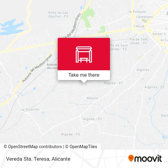 Vereda Sta. Teresa map