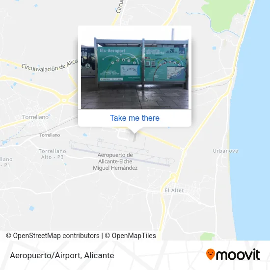 Aeropuerto/Airport map