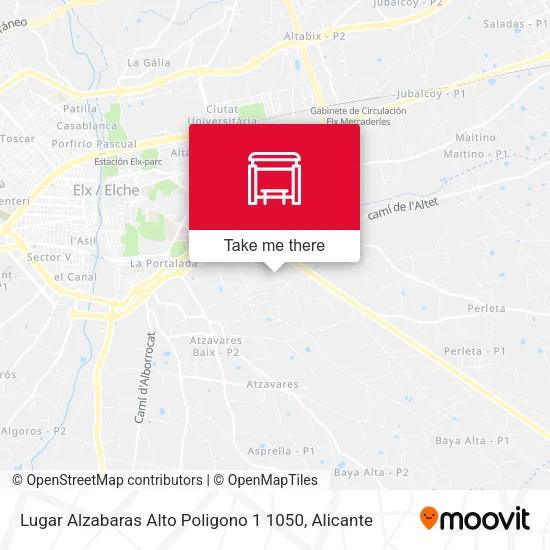 Lugar Alzabaras Alto Poligono 1 1050 map