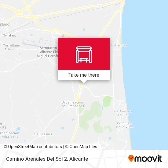 mapa Camino Arenales Del Sol 2