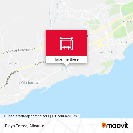 Playa Torres map