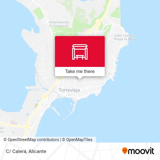 C/ Calera map