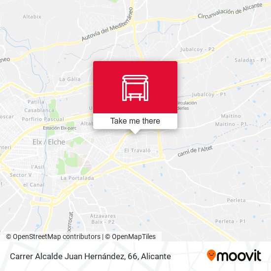 Carrer Alcalde Juan Hernández, 66 map