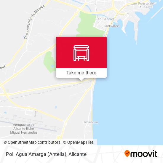 Pol. Agua Amarga (Antella) map