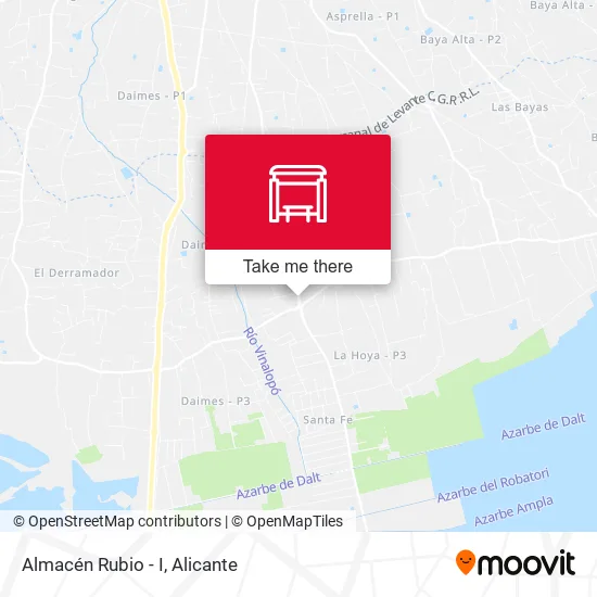 mapa Almacén Rubio - I