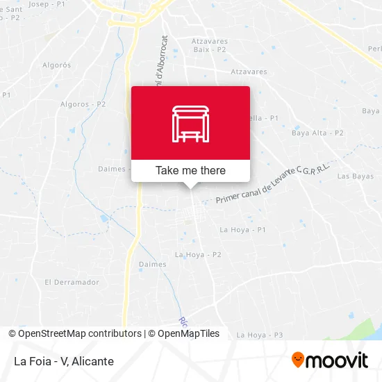 La Foia - V map