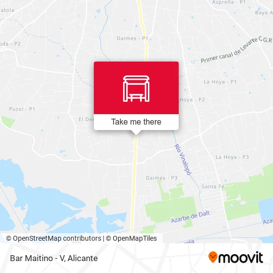 Bar Maitino - V map