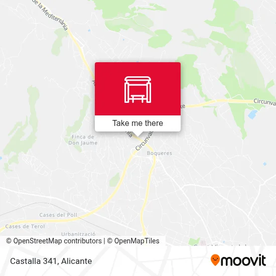 Castalla 341 map