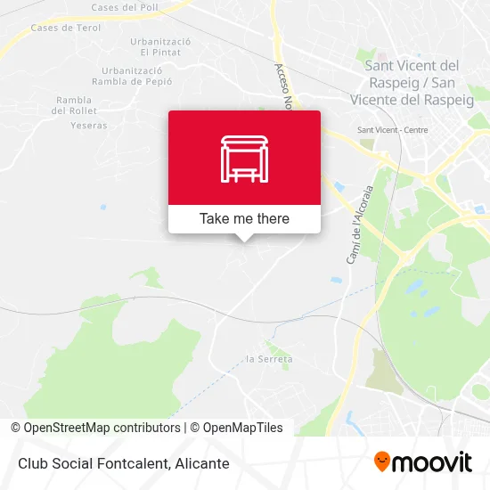 Club Social Fontcalent map