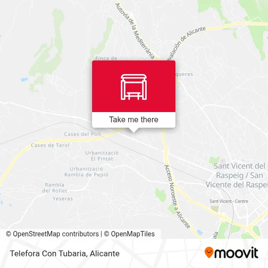 Telefora Con Tubaria map