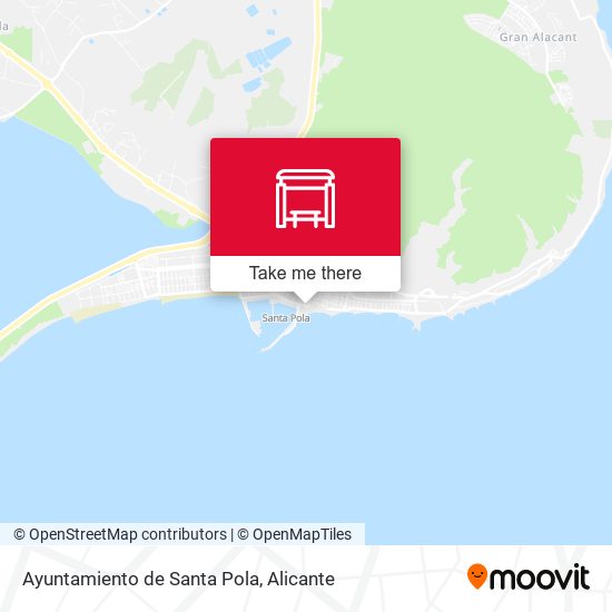 Ayuntamiento de Santa Pola map