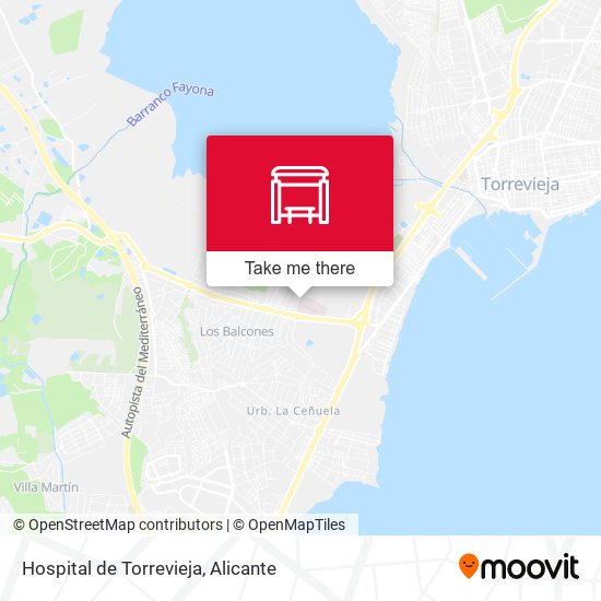 Hospital de Torrevieja map