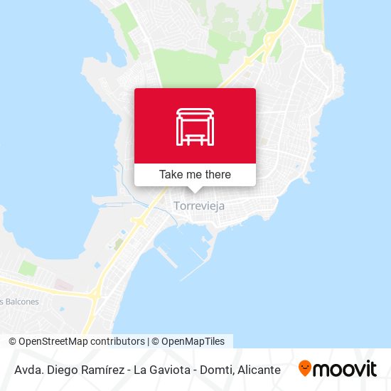 Avda. Diego Ramírez - La Gaviota - Domti map
