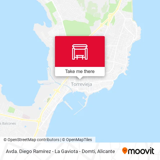 Avda. Diego Ramírez - La Gaviota - Domti map