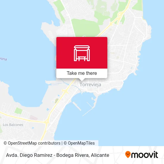 Avda. Diego Ramírez - Bodega Rivera map