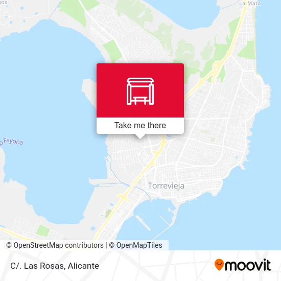 C/. Las Rosas map