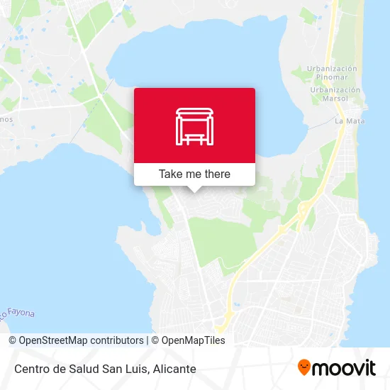 mapa Centro de Salud San Luis