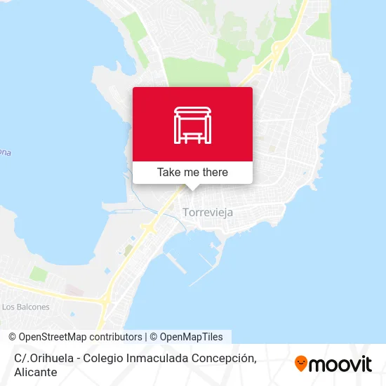 mapa C / .Orihuela - Colegio Inmaculada Concepción