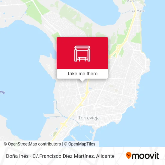 Doña Inés - C / .Francisco Díez Martínez map