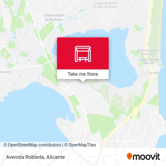 Avenida Robleda map
