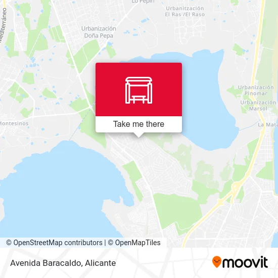 mapa Avenida Baracaldo