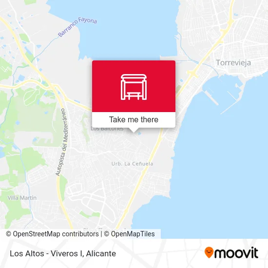 Los Altos - Viveros I map
