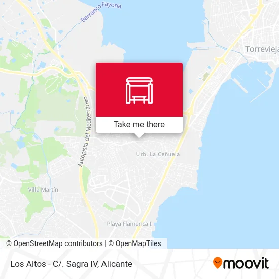 Los Altos - C/. Sagra IV map