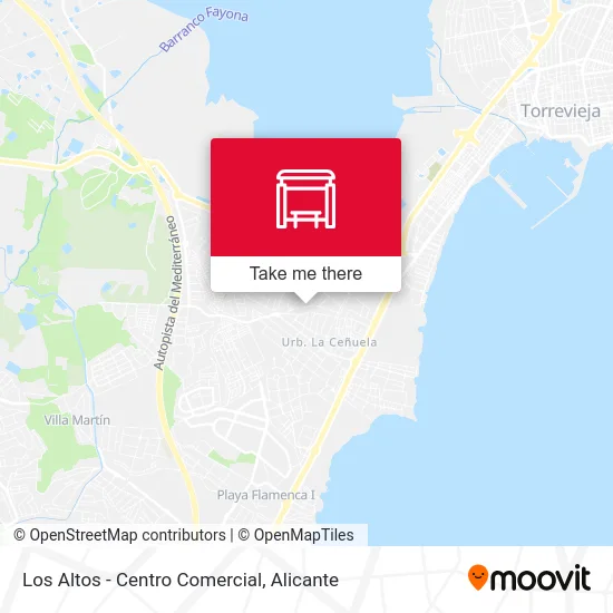 Los Altos - Centro Comercial map