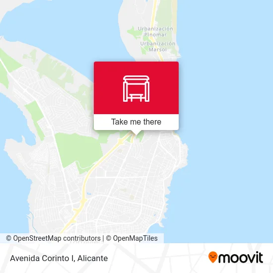 Avenida Corinto I map