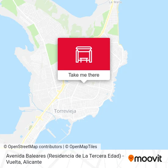 Avenida Baleares (Residencia de La Tercera Edad) - Vuelta map