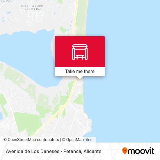 Avenida de Los Daneses - Petanca map