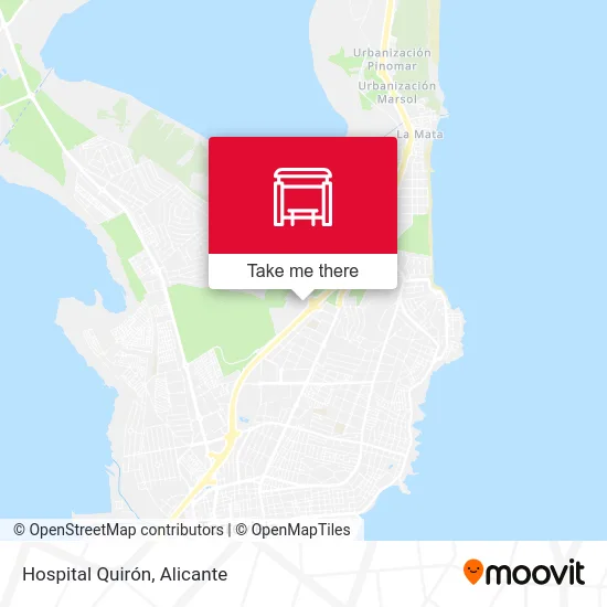 mapa Hospital Quirón